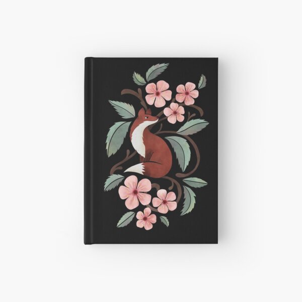 Fox in Cherry Blossoms Hardcover Journal