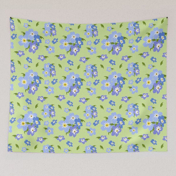 Item preview, Purple Floral seamless pattern on green background. designed and sold by Jayjaynaenae.