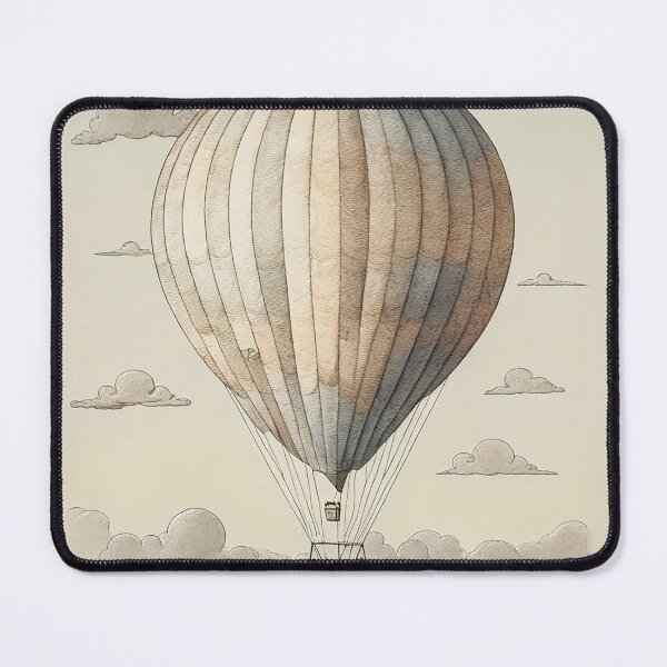 Artikelvorschau, Vintage-Bild eines Luftballons entworfen und verkauft von SimpleWallArt.