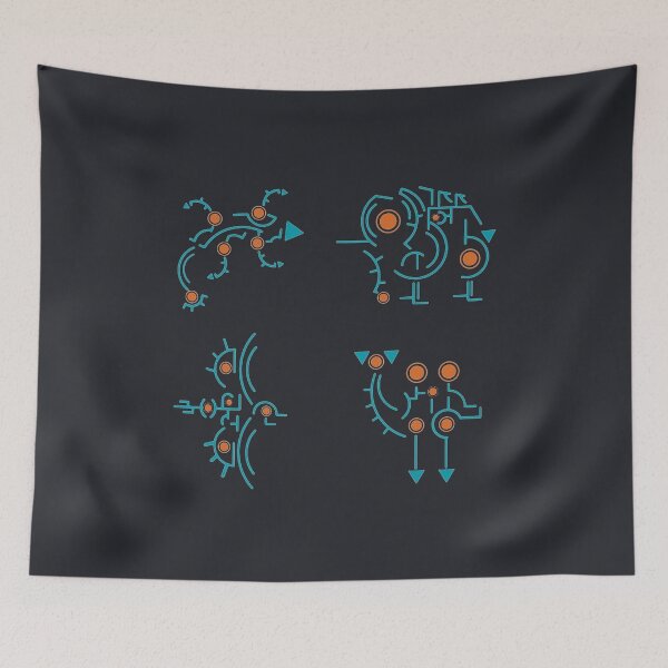 Item preview, divine beasts blue designed and sold by JasenOlinger.