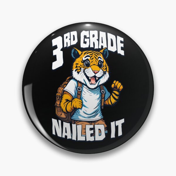 Item preview, 3rd Grade Nailed It Funny Happy Tiger Boy Graduation designed and sold by GrandeDuc.