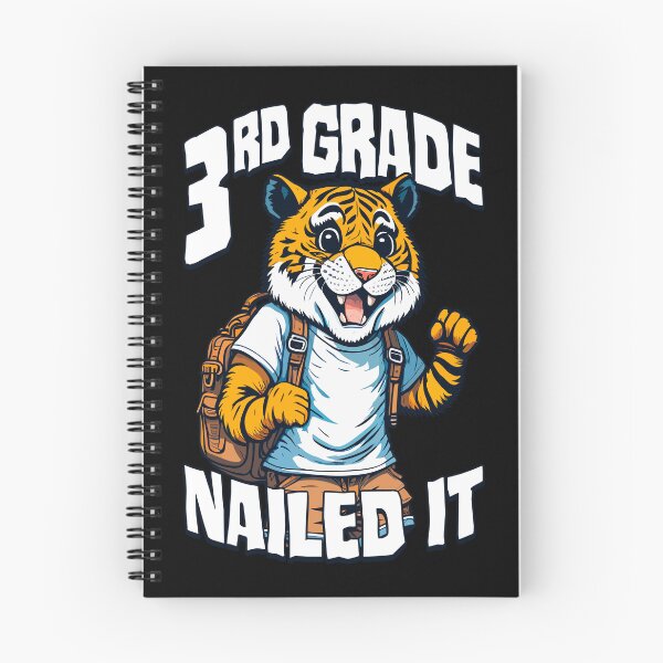 Item preview, 3rd Grade Nailed It Funny Happy Tiger Boy Graduation designed and sold by GrandeDuc.