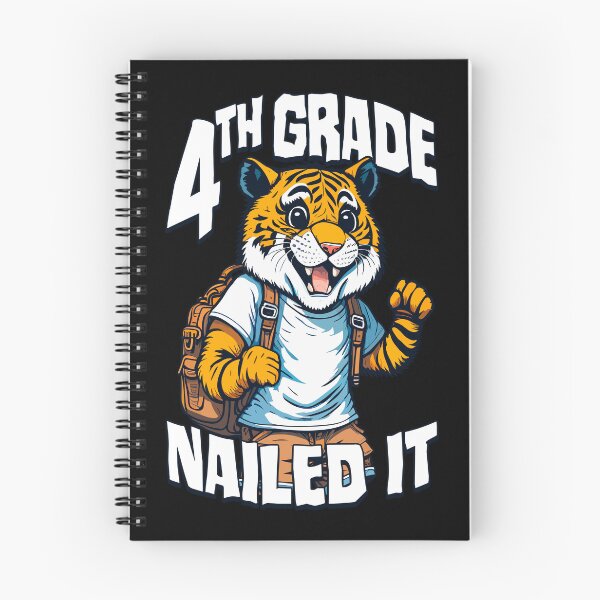 Item preview, 4th Grade Nailed It Funny Happy Tiger Boy Graduation designed and sold by GrandeDuc.