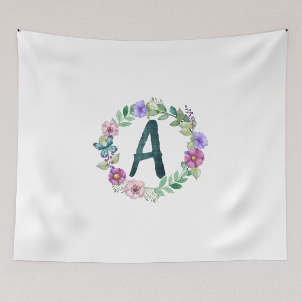 Item preview, Monogram A Floral Spring Bouquet designed and sold by simplymonogram.