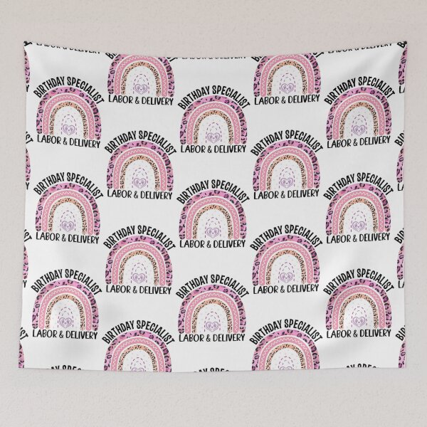 Item preview, Labor And Delivery Nurse Rainbow Birthday Specialist  nurse appreciation designed and sold by farrerradley.