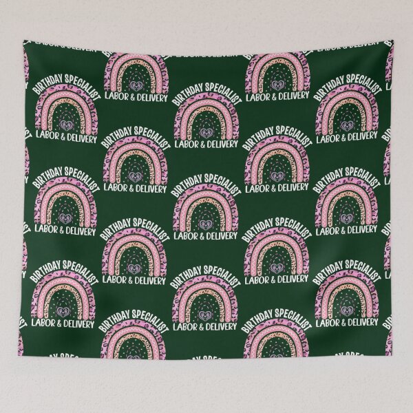 Item preview, Labor And Delivery Nurse Rainbow Birthday Specialist  designed and sold by farrerradley.