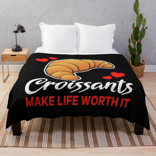 Item preview, Croissants make life worth it saying designed and sold by jonmlam.