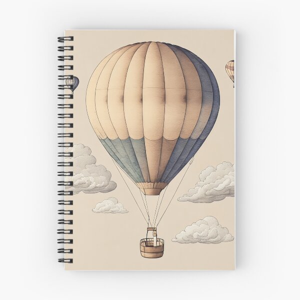 Item preview, Vintage image of air balloon designed and sold by SimpleWallArt.