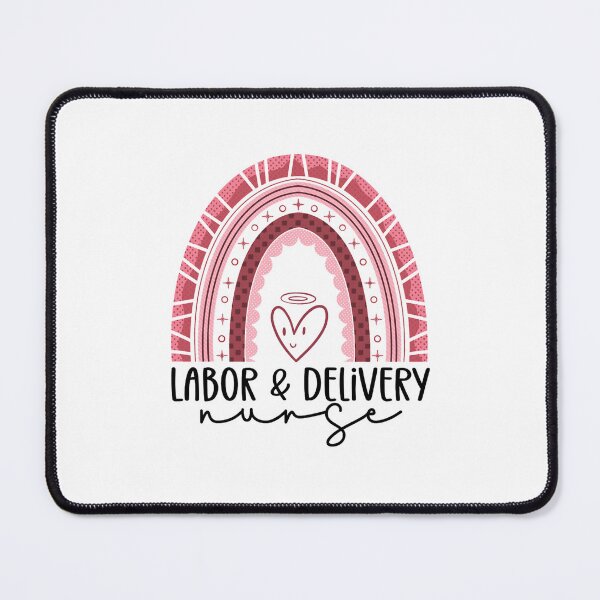 Item preview, Labor and delivery nurse RainbowL and D Nurse Cute Pink RainbowGifts for Labor+Delivery nurse designed and sold by farrerradley.