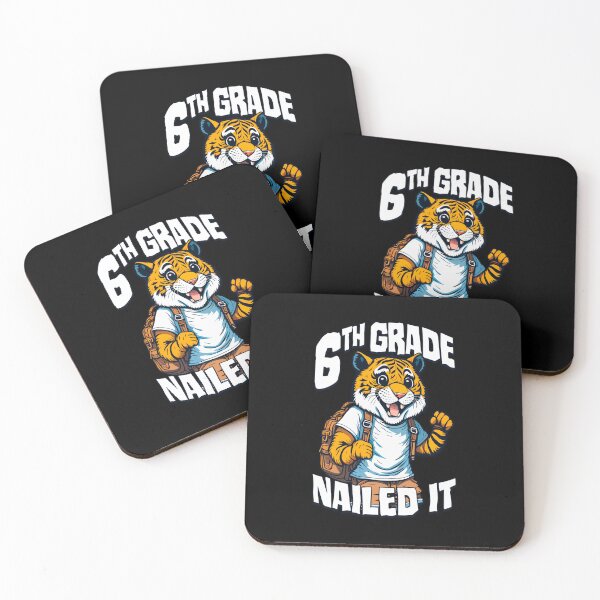 Item preview, 6th Grade Nailed It Funny Happy Tiger Boy Graduation designed and sold by GrandeDuc.