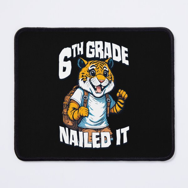 Item preview, 6th Grade Nailed It Funny Happy Tiger Boy Graduation designed and sold by GrandeDuc.