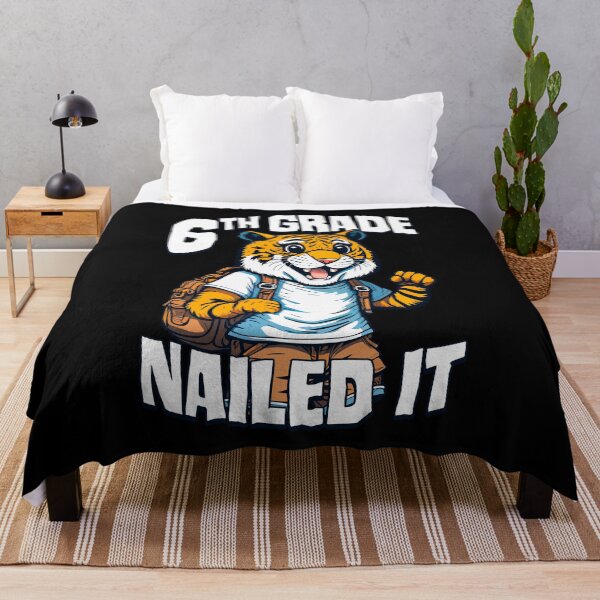 Item preview, 6th Grade Nailed It Funny Happy Tiger Boy Graduation designed and sold by GrandeDuc.