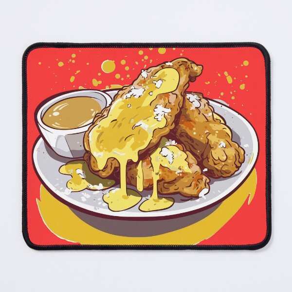 Item preview, Crispy Fried Chicken with Sauce designed and sold by Sleeygoy.