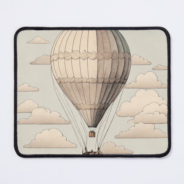 Artikelvorschau, Vintage-Bild eines Luftballons entworfen und verkauft von SimpleWallArt.