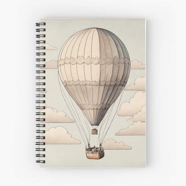 Artikelvorschau, Vintage-Bild eines Luftballons entworfen und verkauft von SimpleWallArt.