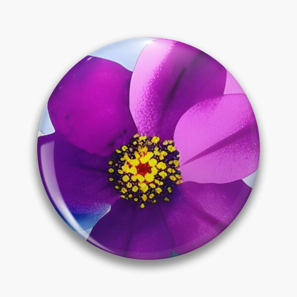 Item preview, Vibrant flowers bloom on blue canvas designed and sold by newfangledts.