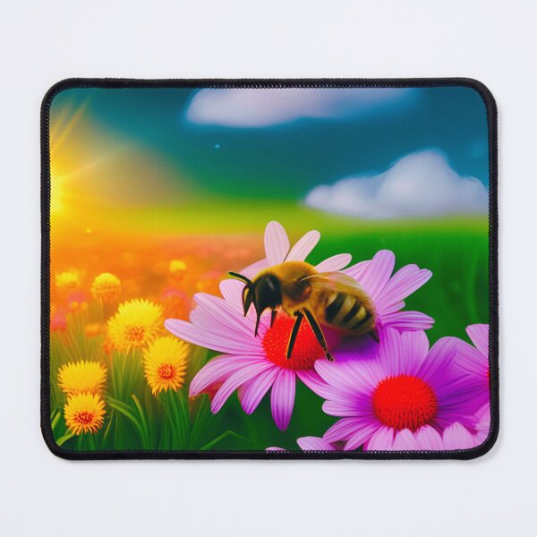 Item preview, Vibrant Springtime Flowers with Bee designed and sold by WitchyWare.