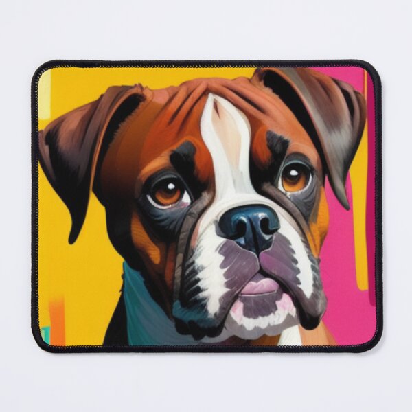 Item preview, Playful and Loyal - The Boxer's Spirited Soul designed and sold by StyleSyndicatio.