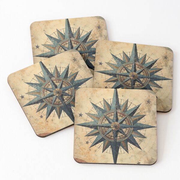 Item preview, Vintage Cosmic Star Compass Pattern designed and sold by TPhanDesign.