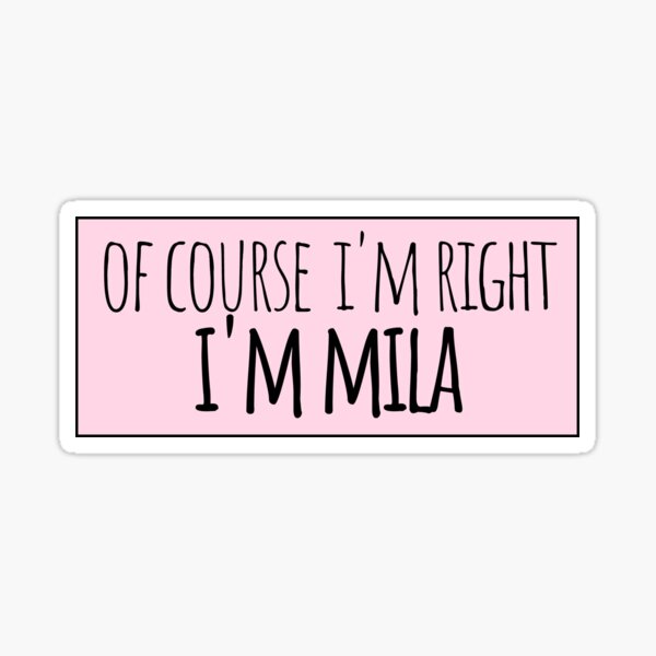  Mila Name Funny Fake Definition Design Meme Mila Funny Fake  Definition Women, Girl, Baby Name Throw Pillow, 16x16, Multicolor : Home &  Kitchen