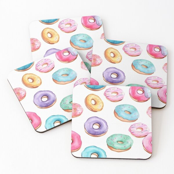 Item preview, Colorful Donut Art Print designed and sold by Etheon & Friends.