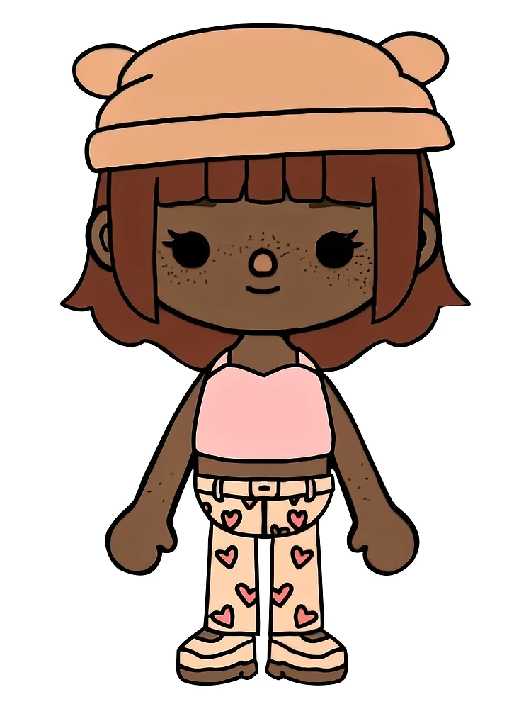 Wednesday Toca Boca Paper Doll Greeting Card for Sale by