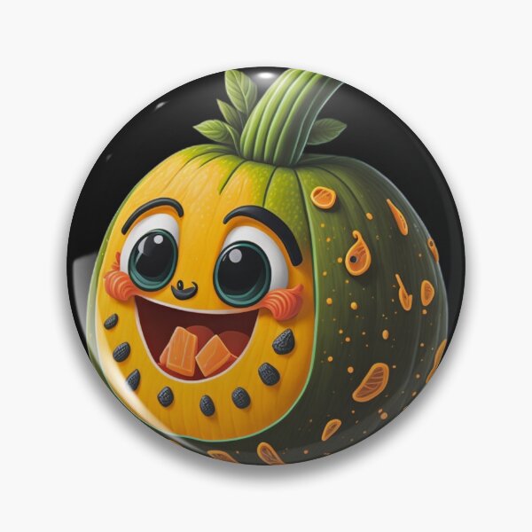 Item preview, Cute and Adorable Charming Smiling Pumpkin designed and sold by PC-artist.