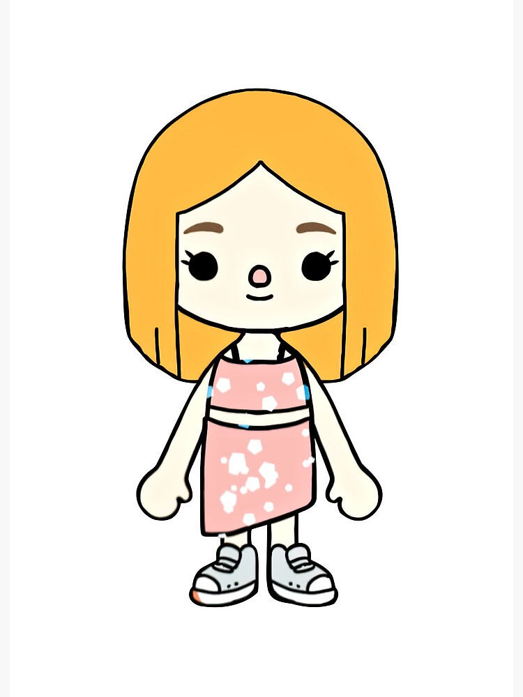 Toca Boca Paper Dolls and Clothes Canvas Print for Sale by