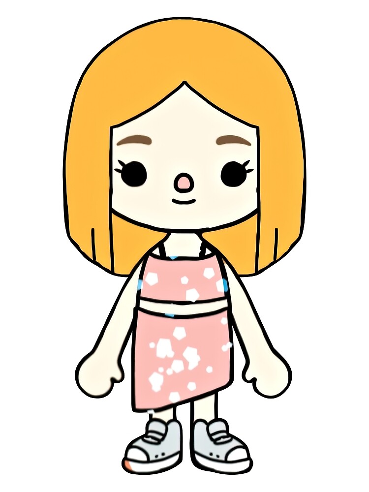 Toca Boca Paper Dolls and Clothes Poster for Sale by