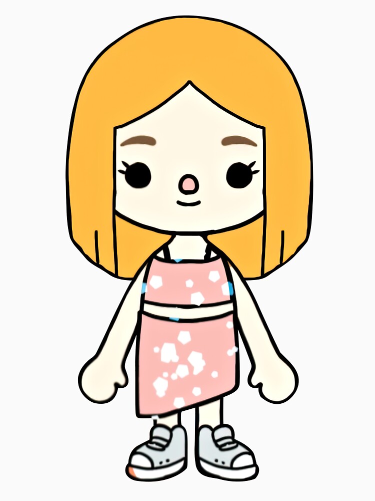 Wednesday Toca Boca Paper Doll Essential T-Shirt for Sale by