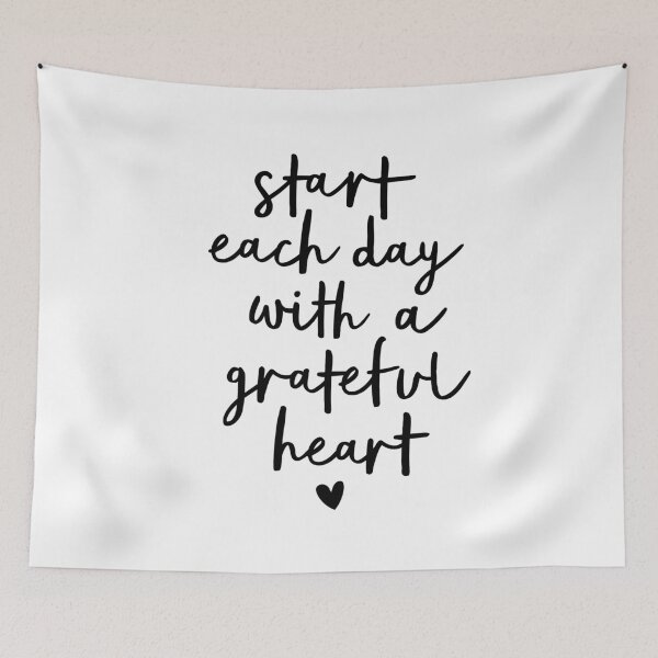Item preview, Start Each Day with a Grateful Heart designed and sold by MotivatedType.