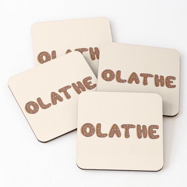 Item preview, Olathe City Shaped Like Chocolate Donuts  designed and sold by DonutsWords.