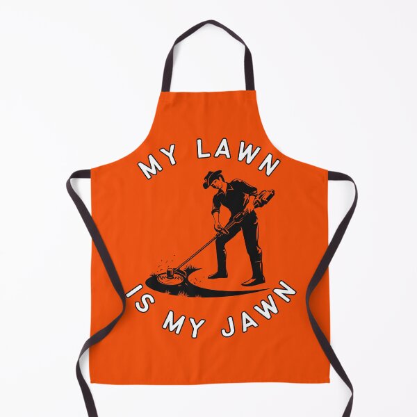 Item preview, My Lawn Is My Jawn Orange designed and sold by AlpacaSmokes.