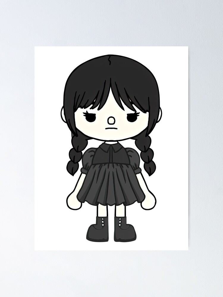 Anime Manga Girl. a Paper Doll for Playing Girls Stock Vector