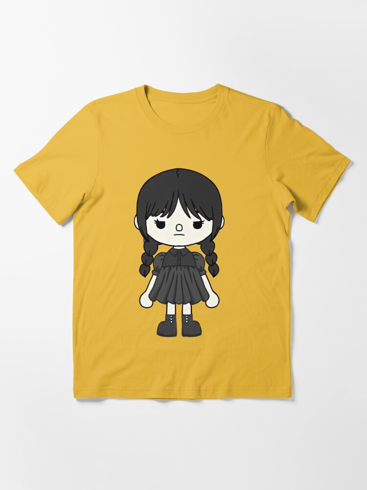 Wednesday Toca Boca Paper Doll Essential T-Shirt for Sale by