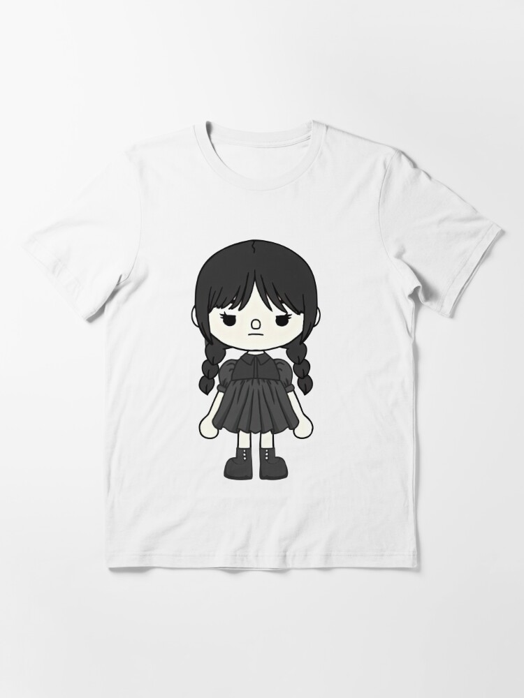 Wednesday Toca Boca Paper Doll Essential T-Shirt for Sale by