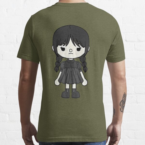 Wednesday Toca Boca Paper Doll Essential T-Shirt for Sale by