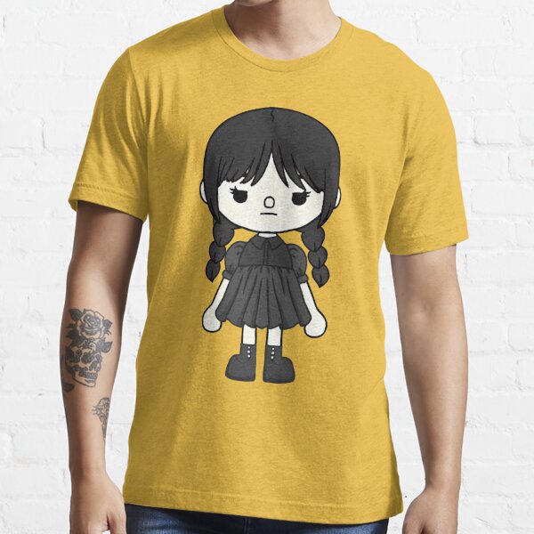 Wednesday Toca Boca Paper Doll Essential T-Shirt for Sale by