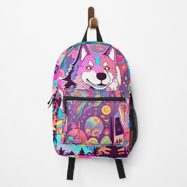 Item preview, Fairy Tale Wolf in Rainbow Magical Forest designed and sold by SecretDicer.
