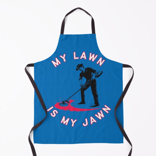 Item preview, My Lawn Is My Jawn Blue Red designed and sold by AlpacaSmokes.