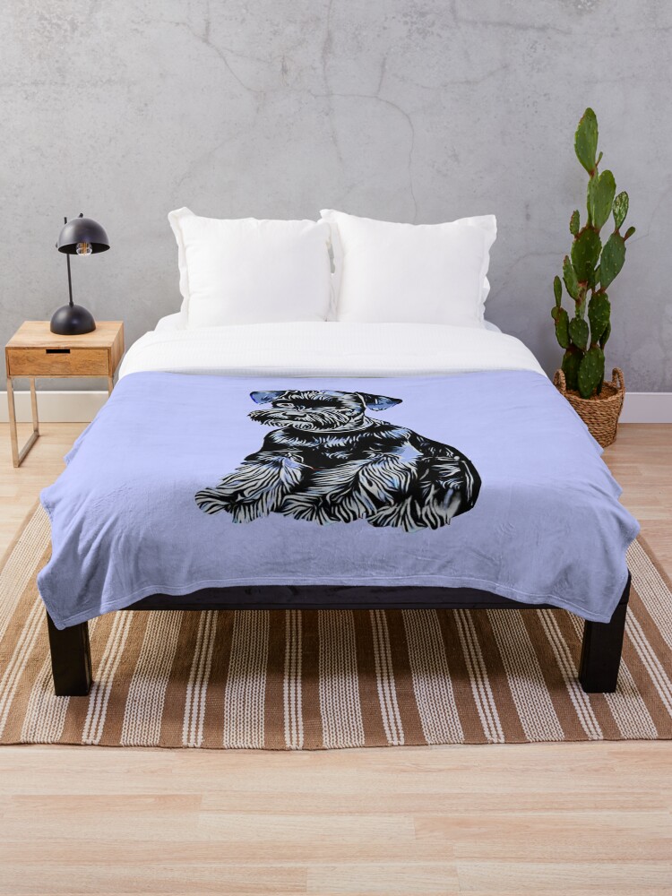 Schnauzer discount throw blanket