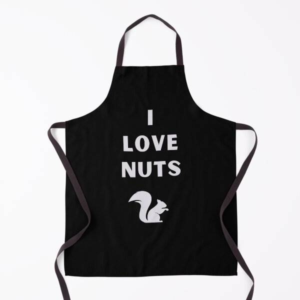 Item preview, Novelty 'I LOVE NUTS' Squirrel Design designed and sold by Hello-Parsnip.