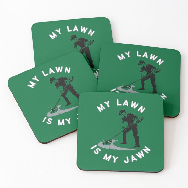 Item preview, My Lawn Is My Jawn Kelly Green designed and sold by AlpacaSmokes.