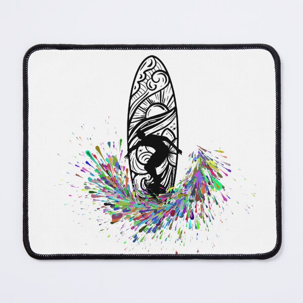 Item preview, surfer multicolors wave  designed and sold by DESIGNIRIS.