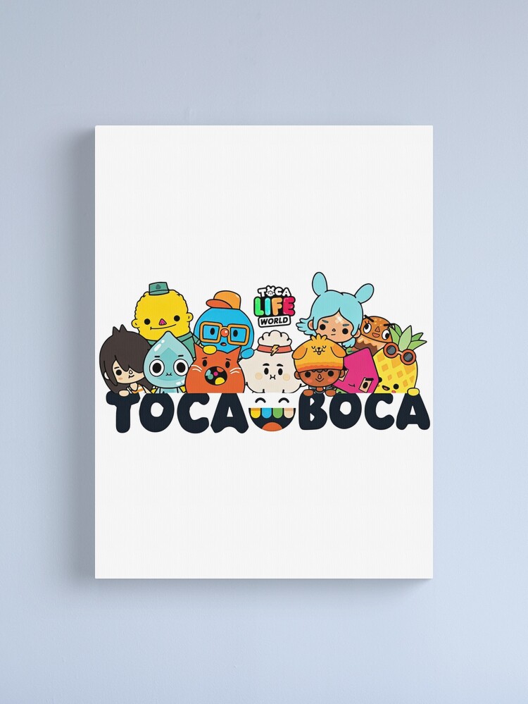 Toca Boca Paper Dolls and Clothes Canvas Print for Sale by