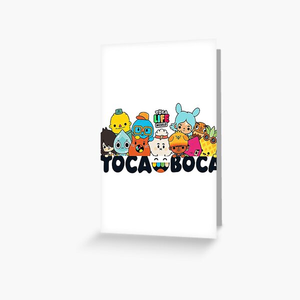 Wednesday Toca Boca Paper Doll Greeting Card for Sale by