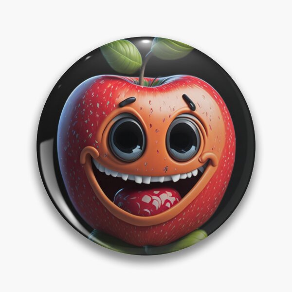 Item preview, Cute and Adorable Charming Smiling Red Apple designed and sold by PC-artist.
