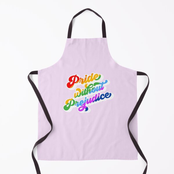 Item preview, Pride without Prejudice - groovy typography to celebrate Pride/LGBTQ in rainbow colours designed and sold by Dominiquevari.