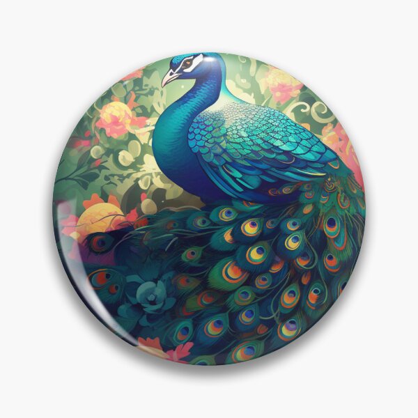 Item preview, El pavo real majestuoso designed and sold by Junior's Digital Designs.