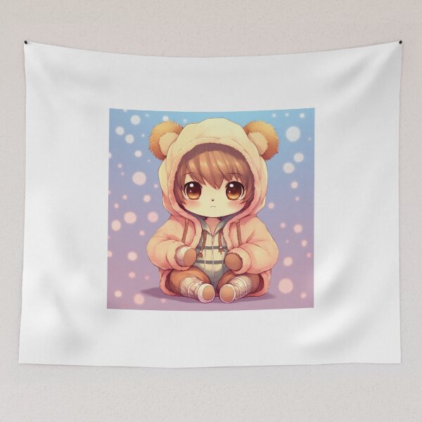 Item preview, Adorable Character with Bear Ears - Sweetness and Joy designed and sold by Neuronexia.